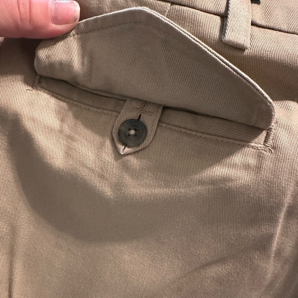 NWT Savane Men’s Flat Front Pants 40Wx30L - Picture 7 of 9